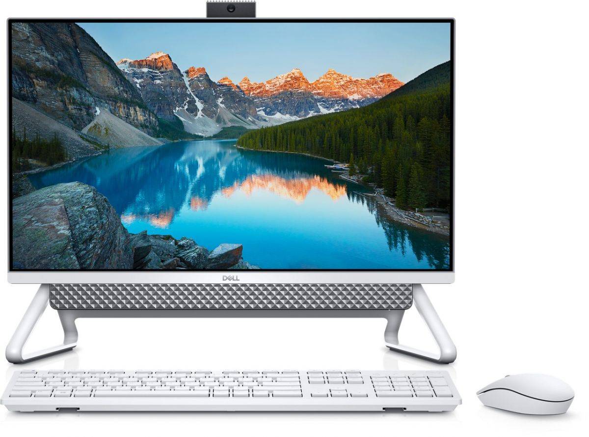Dell Inspiron AIO  5400   23.8"(1920x1080 (матовый))/Intel Core i7 1165G7(2.8Ghz)/8192Mb/1000+256SSDGb/noDVD/Ext:nVidia GeForce MX330(2048Mb)/silver/W10Pro + A-Frame stand