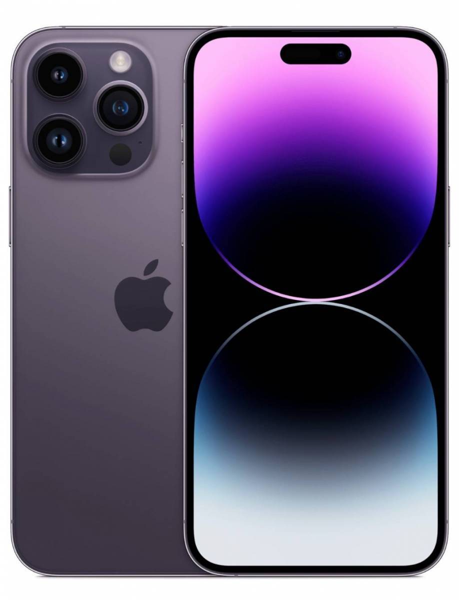 Смартфон Apple iPhone 14 Pro Max SIM, 128 ГБ, темно-фиолетовый