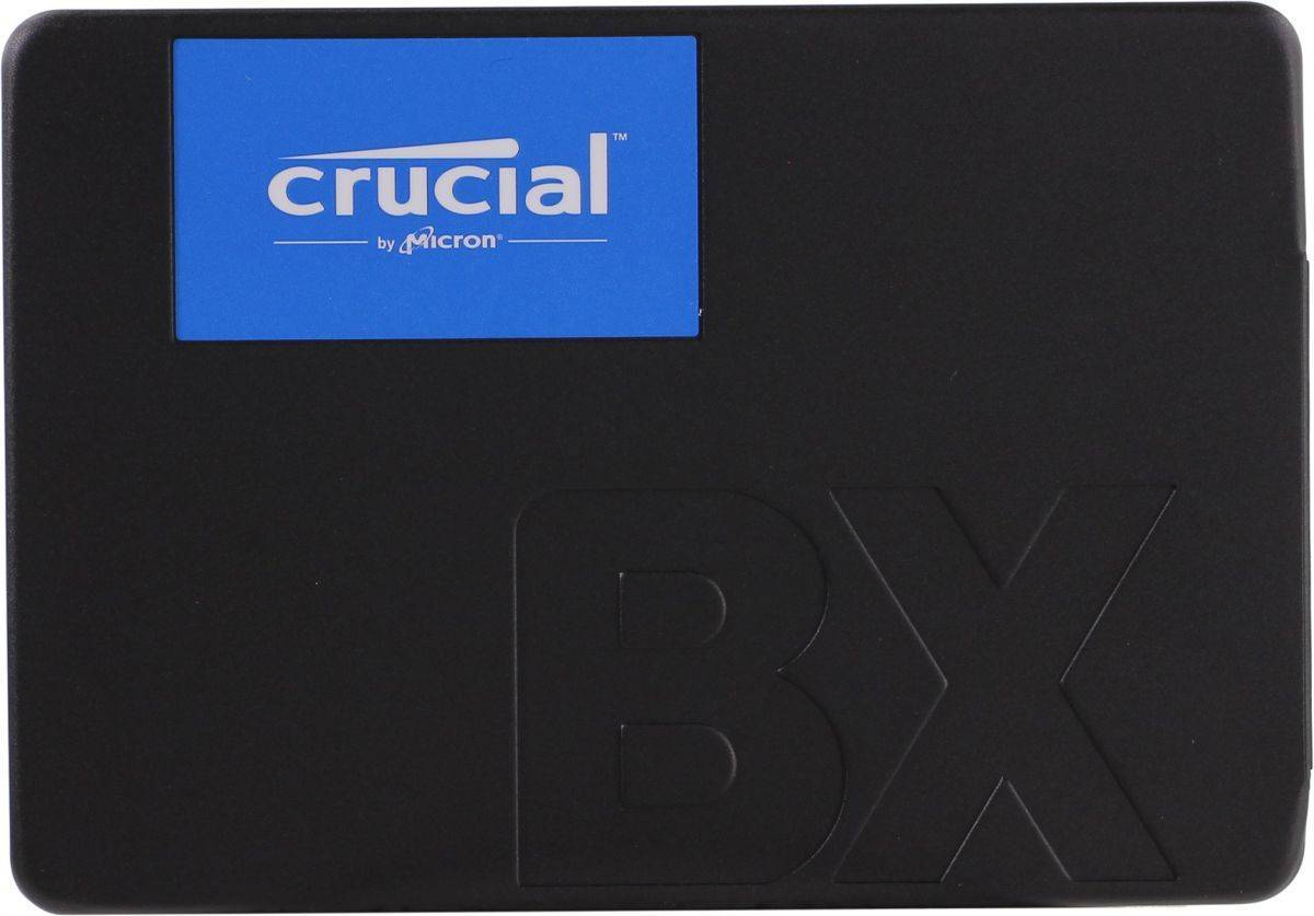 Crucial SSD BX500, 2000GB, 2.5" 7mm, SATA3, 3D TLC, R/W 540/500MB/s, TBW 720, DWPD 0.2 (12 мес.)