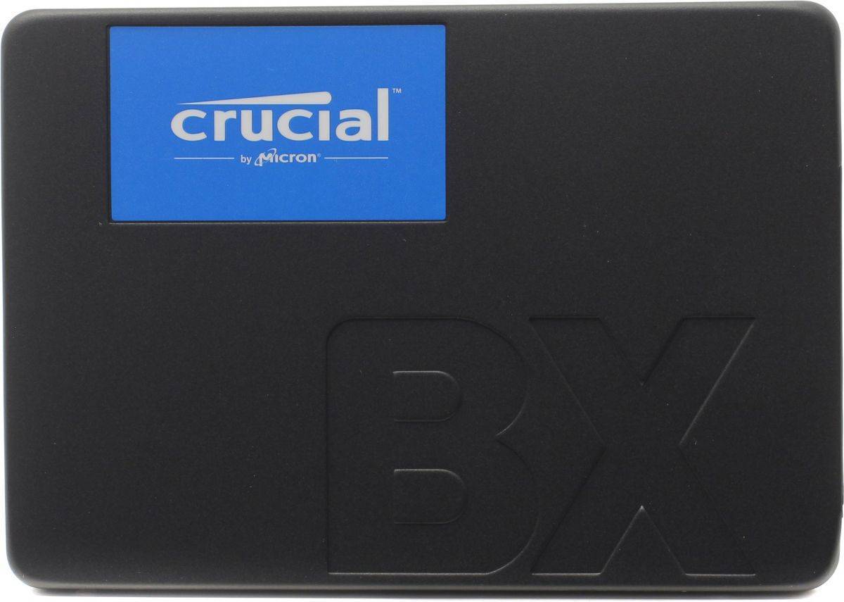 Crucial SSD BX500, 1000GB, 2.5" 7mm, SATA3, 3D TLC, R/W 540/500MB/s, TBW 360, DWPD 0.2 (12 мес.)