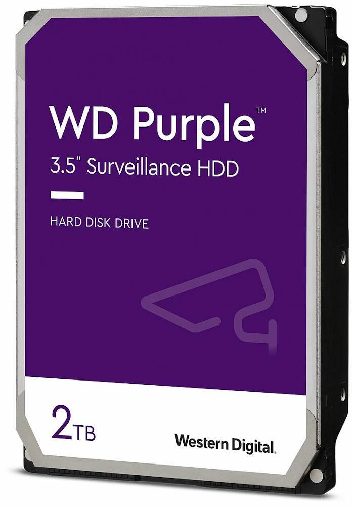 HDD WD SATA3 2TB Purple Video 5400 RPM 256Mb 1 year ocs