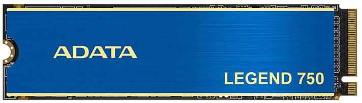 ADATA SSD LEGEND 750, 1000GB, M.2(22x80mm), NVMe, PCIe 3.0 x4, 3D TLC, R/W 3500/3000MB/s, IOPs 480 000/260 000, TBW 600, DWPD 0.33, with Heat Spreader (5 лет)
