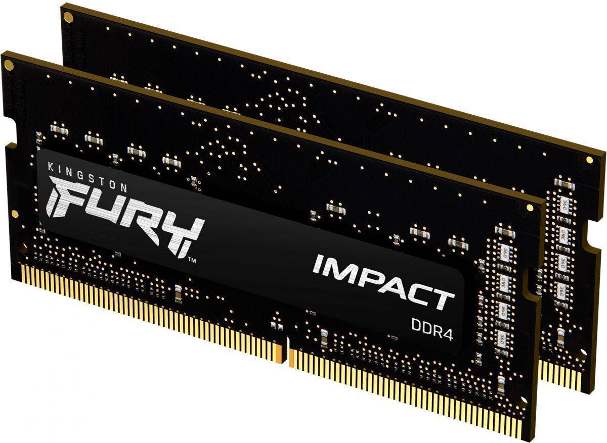 Kingston 16GB 3200MHz DDR4 CL20 SODIMM (Kit of 2) FURY Impact