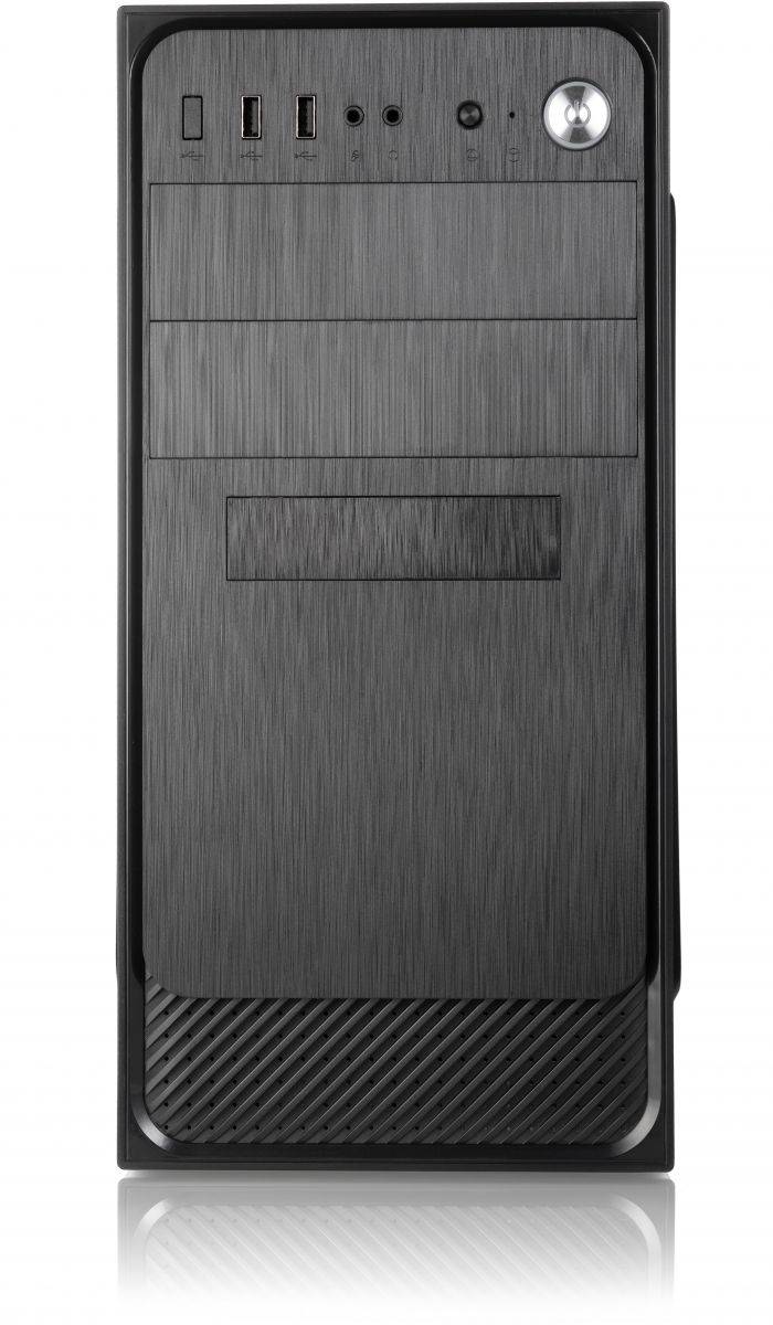 Сase Forza mATX, 450W, 2xUSB2.0, Black, w/o FAN, 12 cm fan PSU, power cord
