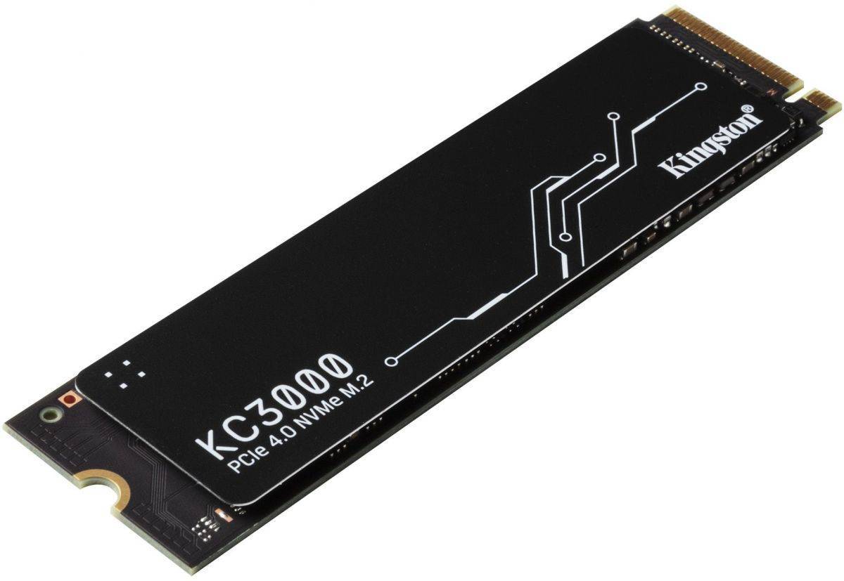 Kingston SSD KC3000, 1024GB, M.2 22x80mm, NVMe, PCIe 4.0 x4, 3D TLC, R/W 7000/6000MB/s, IOPs 900 000/1 000 000, TBW 800, DWPD 0.71, with Heat Spreader (5 лет)