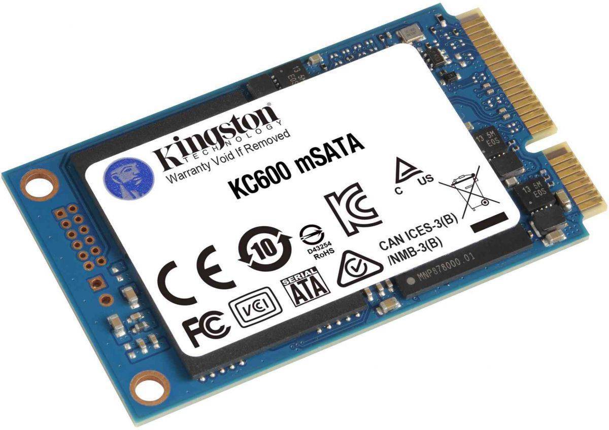 Kingston SKC600 512GB, 3D TLC, mSATA, R/W 550/520MB/s, 300TBW