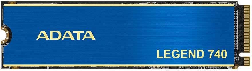 ADATA SSD LEGEND 740, 250GB, M.2(22x80mm), NVMe, PCIe 3.0 x4, 3D TLC, R/W 2300/1300MB/s, IOPs 90 000/150 000, TBW 150, DWPD 0.33, with Heat Spreader (5 лет)