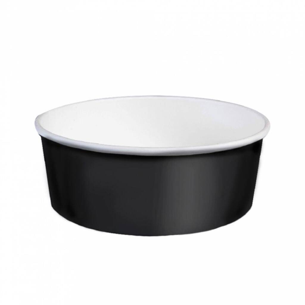 Салатник 800 мл, чёрный, диаметр 15,5/13,5 см, 50 шт/уп, бумага, Garcia de PouИспания 219.79