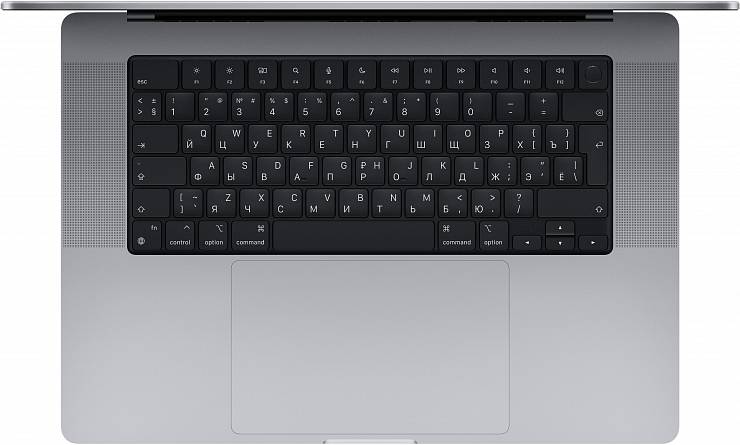 Ноутбук Apple MacBook Pro 16" (M1 Pro 10C CPU, 16C GPU, 2021) 16 ГБ, 512 ГБ SSD, «серый космос»