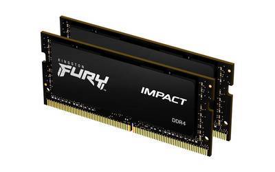 Kingston 16GB 2666MHz DDR4 CL15 SODIMM (Kit of 2) FURY Impact