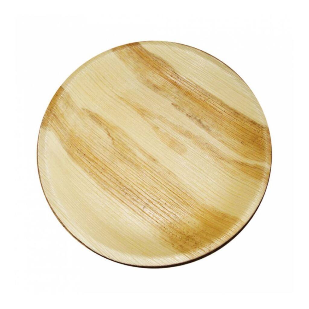Тарелка круглая из пальмовых листьев 25*2,5 см, 25 шт, Garcia de PouИспания 189.30