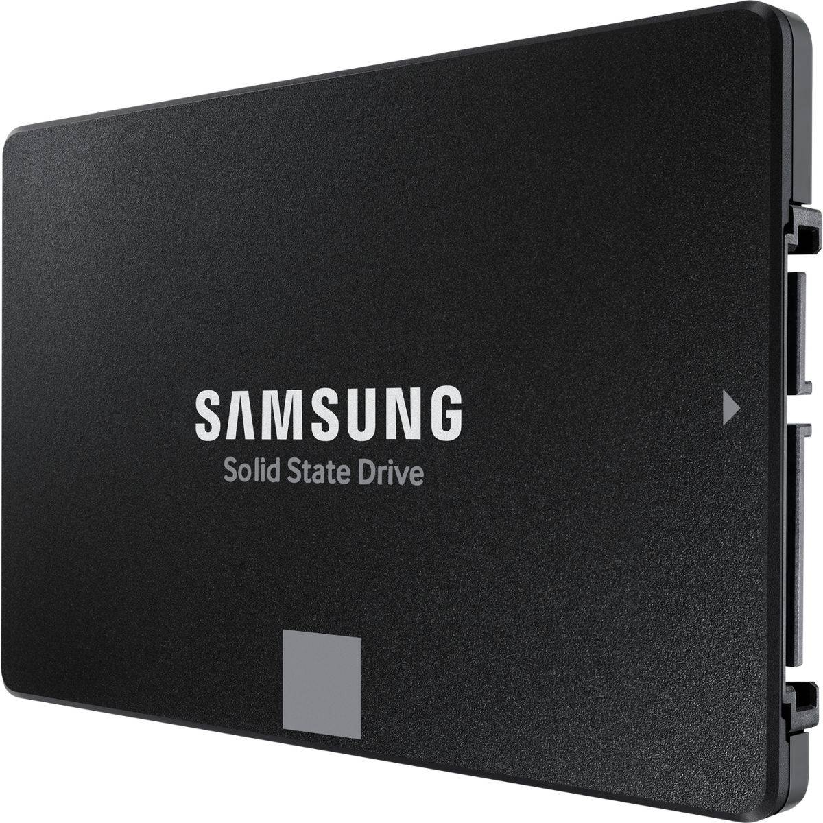 Твердотельные накопители/ Samsung SSD 870 EVO, 1000GB, 2.5" 7mm, SATA3, 3-bit MLC, R/W 560/530MB/s, IOPs 98 000/88 000, TBW 600, DWPD 0.33 (12 мес.)