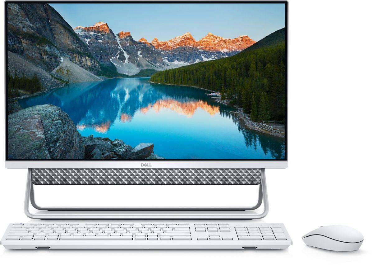 Dell Inspiron AIO  5400   23.8"(1920x1080 (матовый))/Intel Core i7 1165G7(2.8Ghz)/8192Mb/1000+256SSDGb/noDVD/Ext:nVidia GeForce MX330(2048Mb)/silver/W10Pro + Arch stand