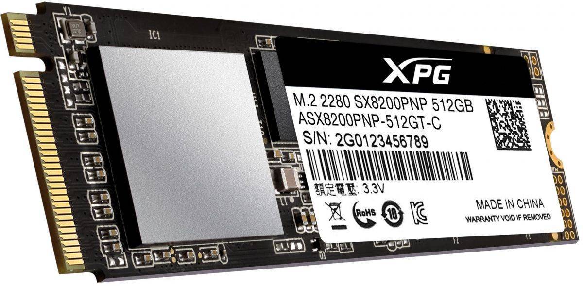 ADATA 512GB SSD SX8200 M.2 PCIe